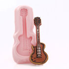 Guitar Silicone Mold Food Safe Fondant Candy Craft Resin Polymer Clay  (564)