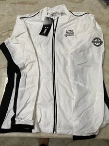 Chaqueta softshell blanca clásica Honda PGA NATIONAL NUEVA CON ETIQUETAS talla mediana nueva con etiquetas - Imagen 1 de 5