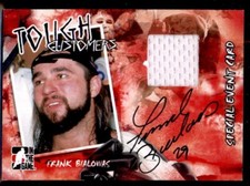 2005-06 ITG Tough Customers Relic Autographs Frank Bialowas Jersey Auto (White)
