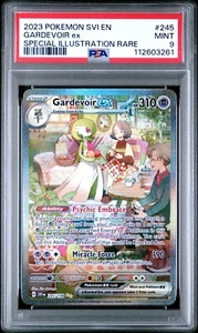 GARDEVOIR EX POKÉMON Escarlata y Violeta Ilustración Especial RARO 245/198 PSA 9 - Imagen 1 de 4