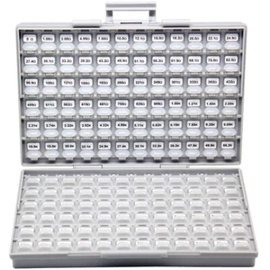 Kit condensatore resistenza AideTek SMD 0805 combo 96 valori resistenza + 48 condensatore US - Foto 1 di 8