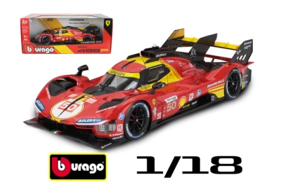 Ferrari 499P #50 Vincitrice 24h Le Mans 2024 Scala 1:18 Burago - Immagine 1 di 3