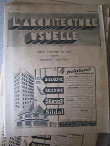 13 L'Architecture usuelle Usual Architecture French 1935, THEZARD Emile, France - Picture 1 of 12