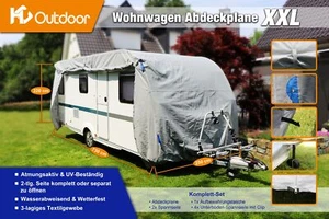 Wohnwagen Abdeckplane Caravan Schutzhülle Wohnmobil Camper Garage Größe XXL - Bild 1 von 12