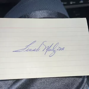 Frank Malzone 1955 Boston Red Soxs Signed 3x5 index Card - Picture 1 of 1