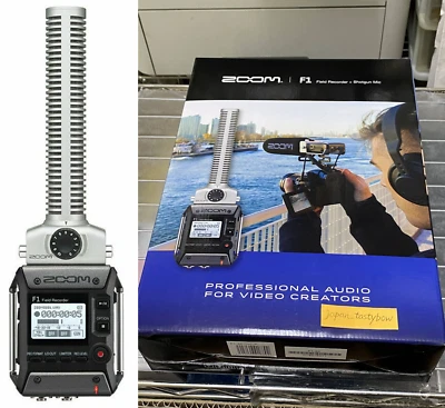 ZOOM F1-SP F1 Field Recorder + Shotgun Mic Portable Digital Handy Recorder - Image 1 of 4