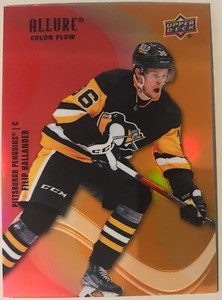 2022-23 Allure Filip Hallander  Red-Orange # SF-40 Pittsburgh Penguins