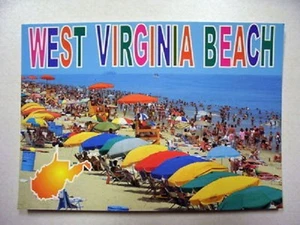 Postal de playa de Virginia Occidental - Imagen 1 de 1