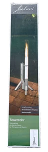 Belavi Ambiente Feuerrohr Feuersäule, Edelstahl, Sicherheitsglas, neu&ovp - Bild 1 von 7