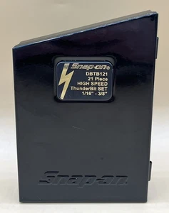 SNAP-ON DBTB121 21PC HIGH SPEED THUNDERBIT SET 1/16" - 3/8" (MVP033717) - Picture 1 of 3