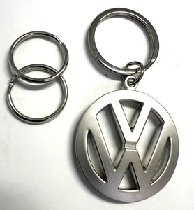 Volkswagen Metal Key Chain Keyring Fob Silver - Picture 1 of 2