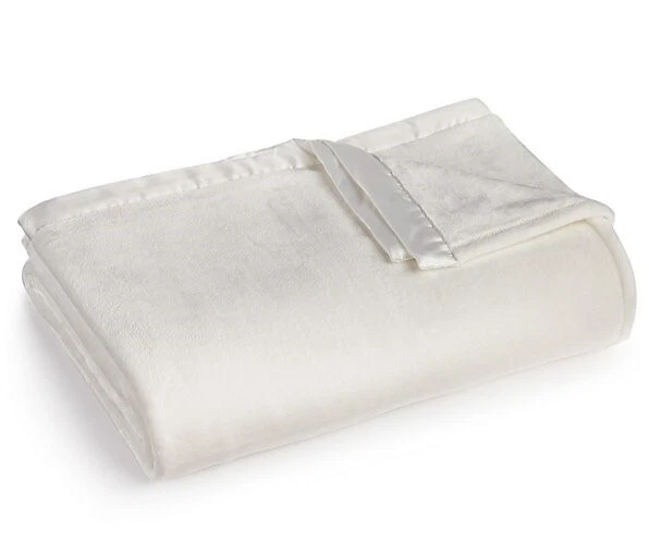 Manta clásica de felpa aterciopelada BLANCA KING BERKSHIRE encuadernación satinada - ¡Nueva! $80,00 Foto 1 de 1