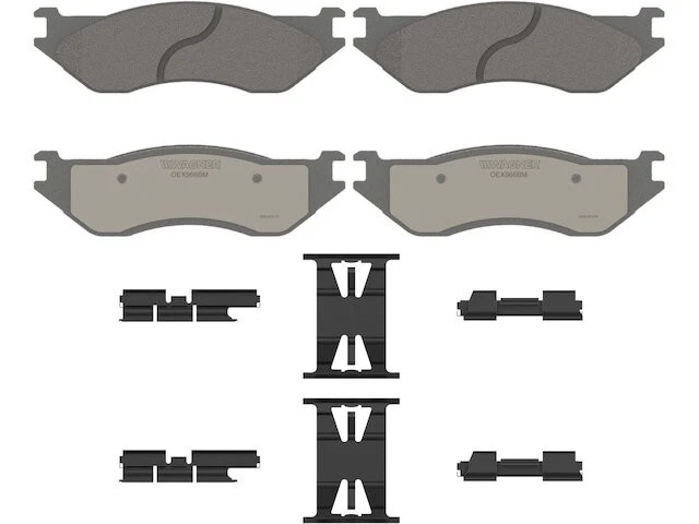 Front Brake Pad Set For 2002-2008 Dodge Ram 1500 2003 2004 2005 2006 TS986CG Foto 1 de 1