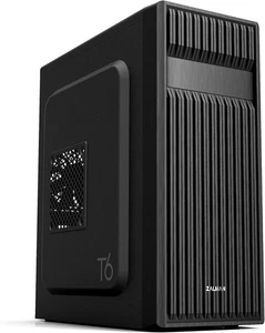 Zalman T6 ATX Mid Tower Computer PC Case, Pre-Installed 120mm Fan, 5.25 Black  - Picture 1 of 9