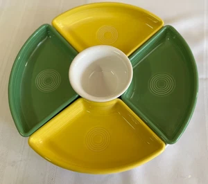 Fiesta/Fiestaware 6 Piece Entertainment Set in Sunflower, Meadow, White. New - Picture 1 of 12