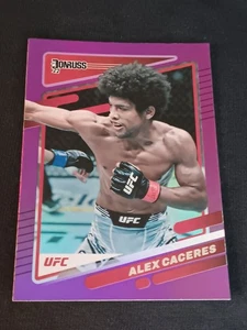 2022 DONRUSS UFC ALEX CACERES PURPLE FOIL #121 - Picture 1 of 5