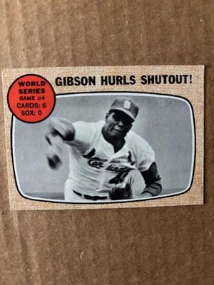 1968 Topps #154 World Series Game #4 EX - Imagem 1 de 2