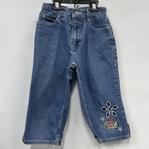 The Powerpuff Girls denim Capri Size 12 Embroidered Vintage Shorts - Picture 1 of 14