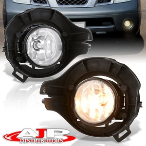 Clear Driving Fog Lights + Wiring Switch For 2005-2012 Pathfinder / -09 Frontier - Picture 1 of 11