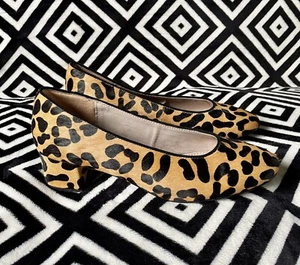 Next Forever Comfort Ponyskin Cowhide Animal Print Block Heel Pumps Shoes 6 39 - Picture 1 of 5