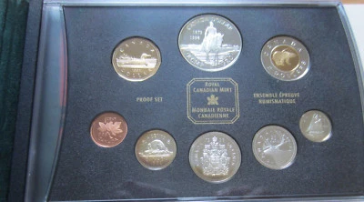 1998 Canada Proof Double Dollar Set (8 Coins Cent to Silver Dollar Mint Set RJ) - Image 1 of 4