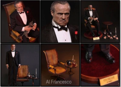 🇮🇹 🇺🇸 Damtoys - Le Parrain 1/6 - Vito Corleone 32 cm - The Goodfather 🇺🇸 - Photo 1/4