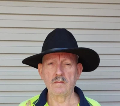 DOC HOLIDAY COWBOY STYLE FELT HAT size 59cm - VINTAGE BLACK NEW MADE - Imagem 1 de 4