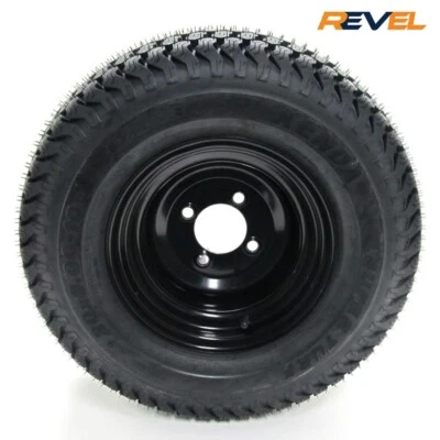 EZGO 20x8-10 Kenda K500 Tire with 10" Black Wheel PN 652263, Single Wheel & Tire - Image 1 of 4