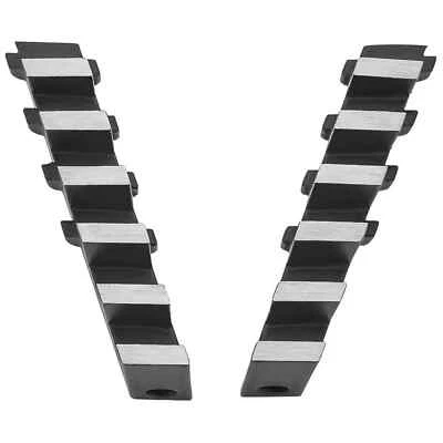 Kuryakyn 7187 Black & Raw Exhaust Port Fillers - Image 1 of 2