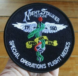 Night Stalker Medicine Task Force 160th SOAR Flight Medics ~ ARMY Military PATCH - Picture 1 of 6