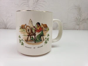 Carrigcraft Souvenir of Ireland Coffee Tea Mug Carrigaline County Cork Shamrock - Picture 1 of 5