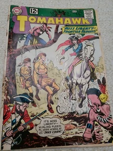 Tomahawk #81 1962 DC Comic Book Silver Age Western 1° Miss Liberty - Foto 1 di 12