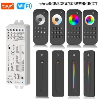 MARKENLOS Tuya WIFI 5 in 1 striscia LED controller dimmer RGBW RGBCCT RF telecomando intelligente