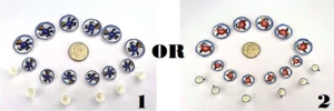 Dollhouse Miniature Dish Set - Choice of 1 - Chrysnbon Plates - Picture 1 of 5