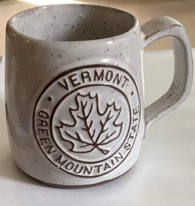 Tazza ceramica fiume cipolla vintage Vermont verde montagna stato coppa winooski leggi - Foto 1 di 5