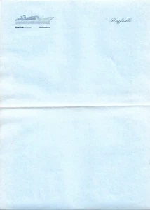 Raffaello - Carta da Lettere per Posta aerea - Italia anni '60 Italian Line - Foto 1 di 4