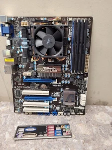 ASROCK 880G Pro3/USB3, Phenom II x4 955, 16GB DDR3 RETRO GAMING COMBO !!!! - Afbeelding 1 van 8