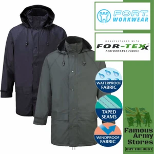 Giacca Impermeabile Antivento Silenziosa Flessibile Fortex Mal Tempo Cappotto Gommato - Foto 1 di 3