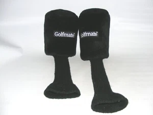 Golfmate Golf Club Head Covers Number 1 And 3 Black Lot Two - Picture 1 of 5