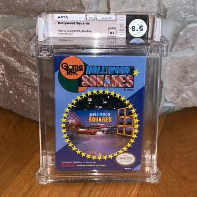 Brand New NES Hollywood Squares 1989 Factory Sealed WATA 8.5 Graded Game - Image 1 of 4