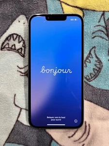Apple iPhone 14, bleu, 128 Go, débloqué, occasion, objectif cassé 1x, sinon bon - Photo 1 sur 6