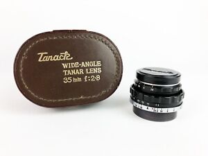 Tanaka Kogaku W Tanar 35mm f2.8 Wide Angle Lens for Leica L39 LTM - Clean Glass