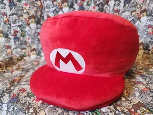 Super Mario Hat Plush Club Mocchi Mocchi Mega Jumbo Nintendo Red Licensed Tomy - Picture 1 of 6
