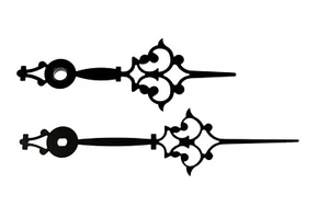 Ältere Uhrenzeiger Zeiger Ersatzteil f Uhrwerk Wanduhr Regulator Uhrmacher clock - Picture 1 of 2