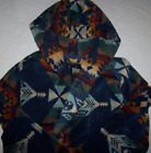 Robe à capuche velours Pendleton marine/or DIAMANT PEAK Geo Terry UNISEXE S/M neuve avec étiquettes