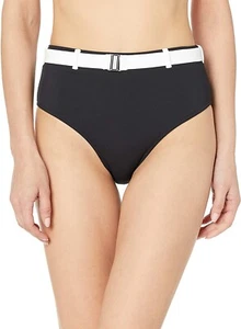 Volcom Womens 185055 Simply Rib Retro Black Bikini Bottom Swimwear Size XS - Picture 1 of 3