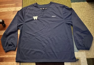 Rare VINTAGE REEBOK Authentic WINNIPEG BLUE BOMBERS Stitched SIDELINE JACKET XL - Picture 1 of 4
