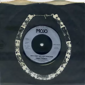 Timmy Thomas- "Why Can't We Live Together" 7" vinyl 1972 Mojo - Picture 1 of 2