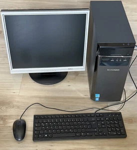 Lenovo H50-50 Desktop PC 8GB,256GB SSD,2TB HDD,GTX 745,DVD,Windows10+TFT+KeyB+MS - Photo 1/16