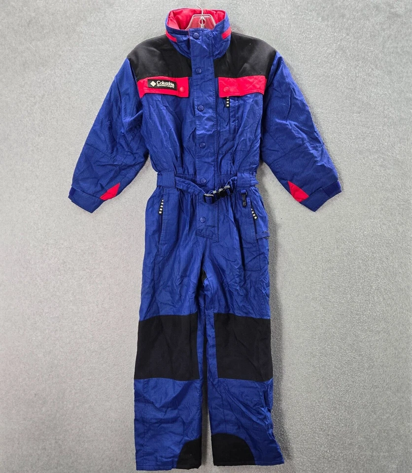 Columbia Niños Ropa Activa Pantalones 7/8 Azul Mono Tectonita Nieve Invierno Foto 1 de 4